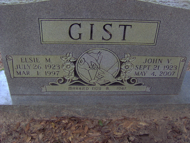 Headstone for Gist, Elsie M.